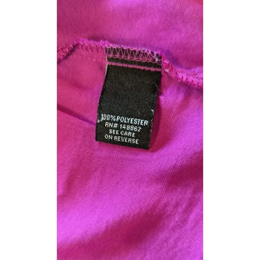 Torrid Sophie Fuchsia Button Loop Silky Tank Top … - image 6